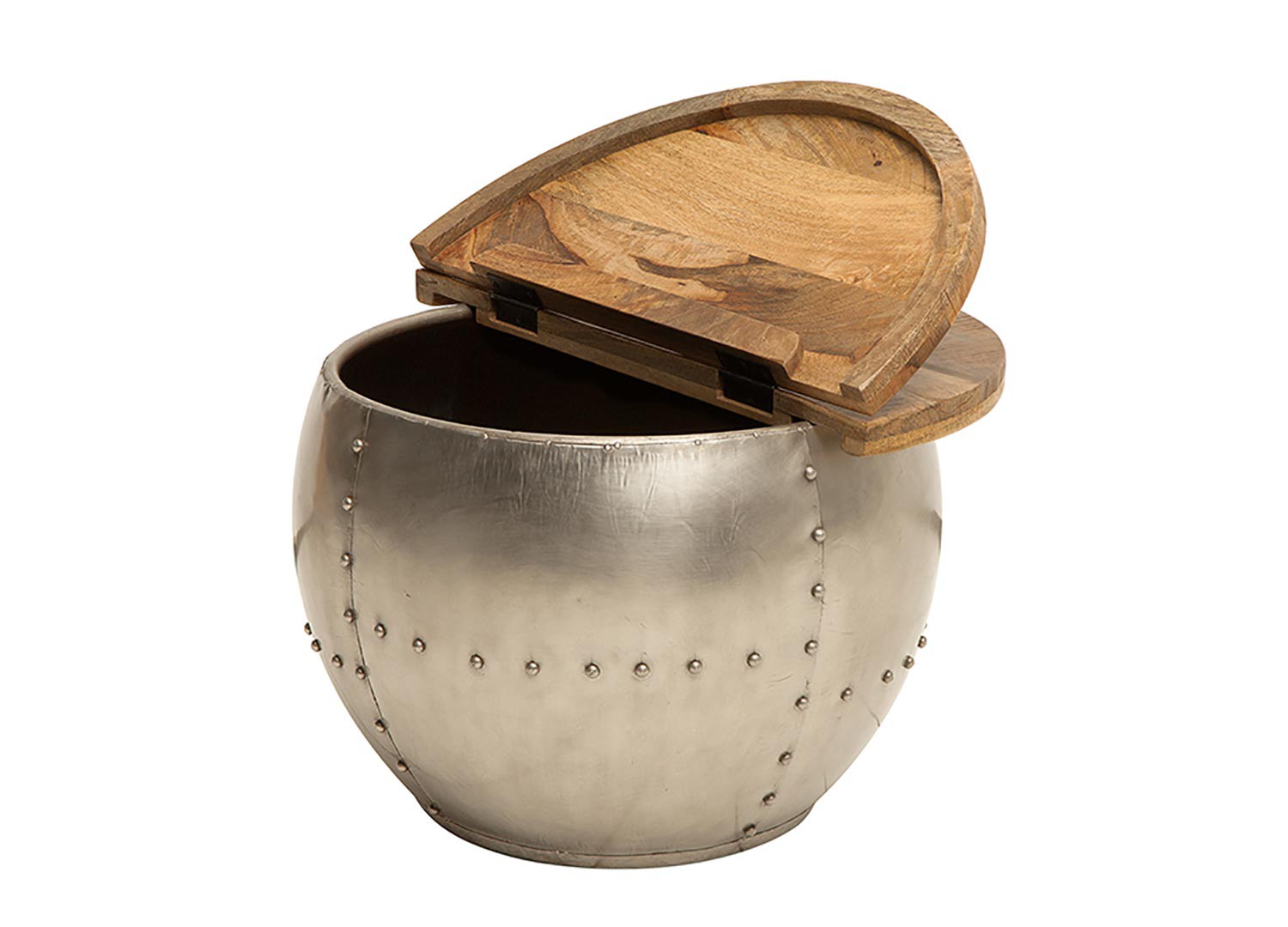 Table basse design bois de manguier industrielle