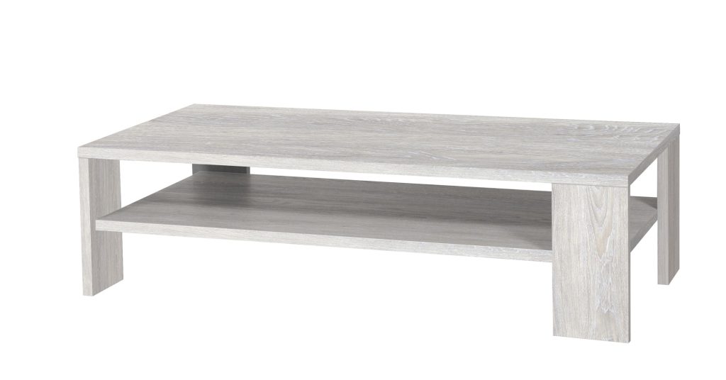 Table basse Design Rectangulaire en bois 2 plateaux CALISOT