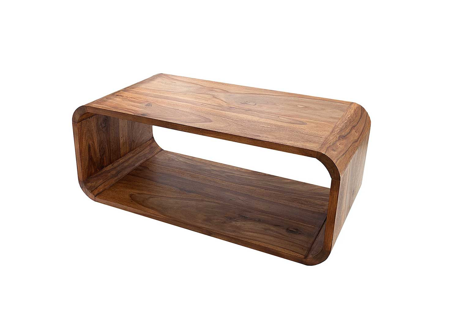 Table basse en bois de sesham 100 cm Liva