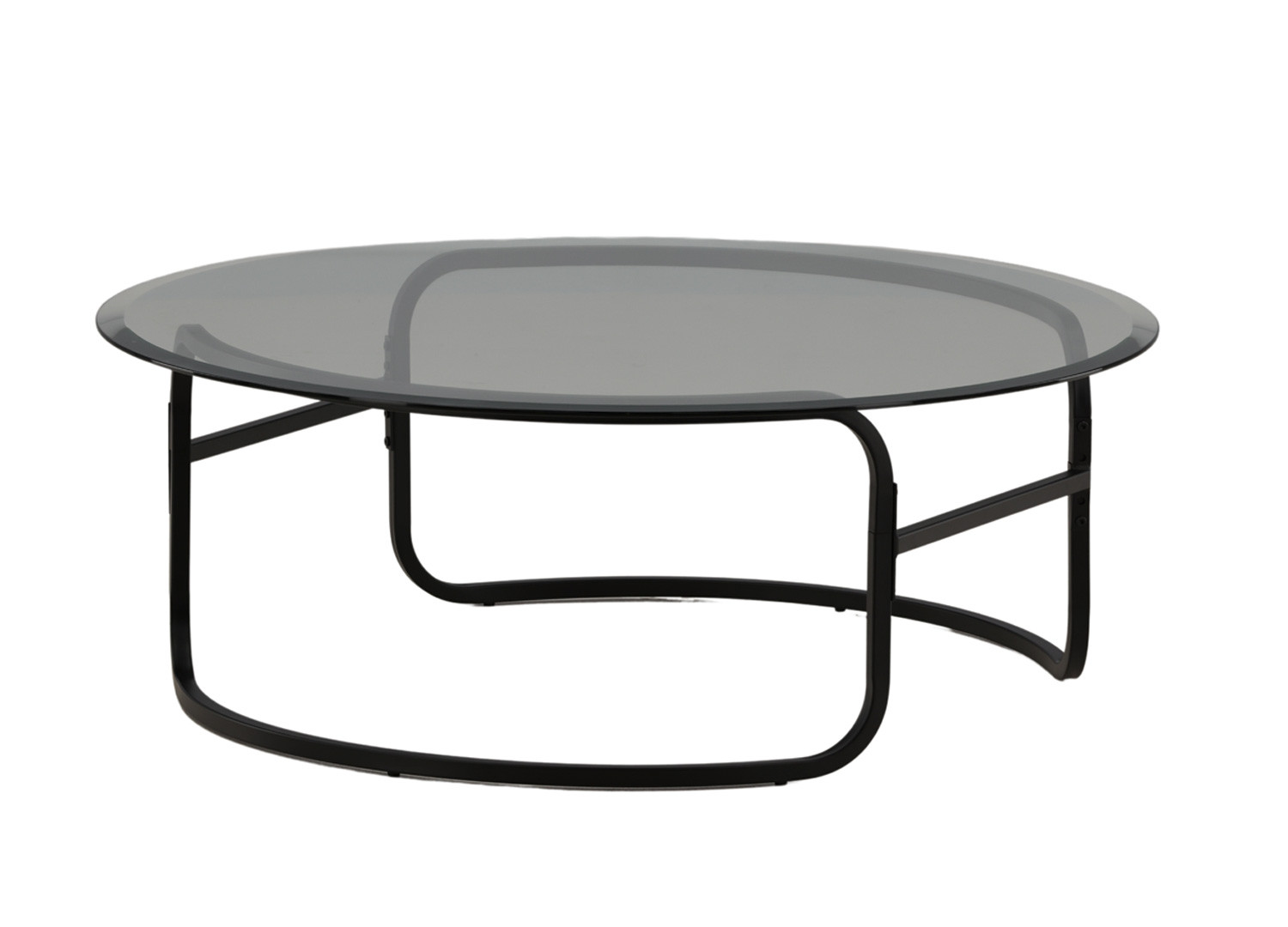 Table basse en verre rond 110 cm