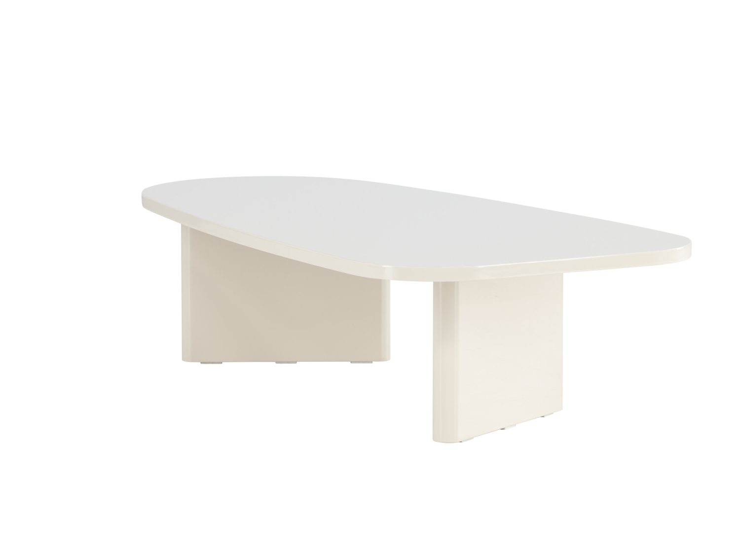 Vue produit de la table basse Grönvik beige en MDF
