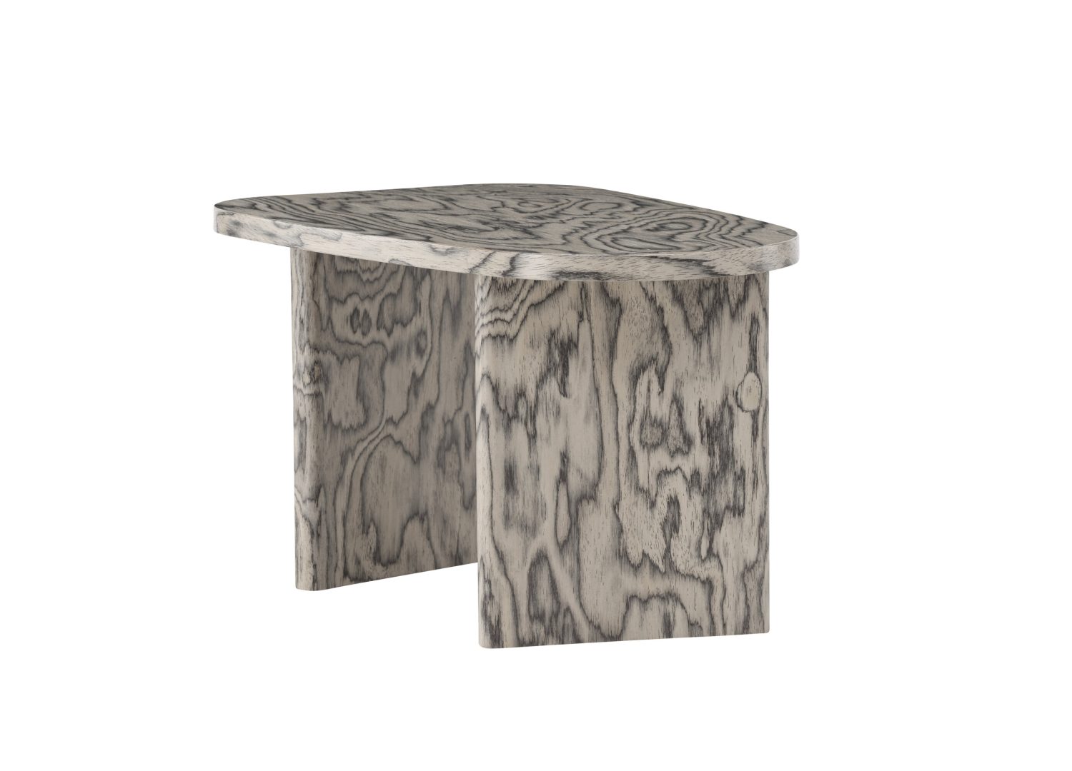 Vue produit de la table basse Grönvik gris en MDF
