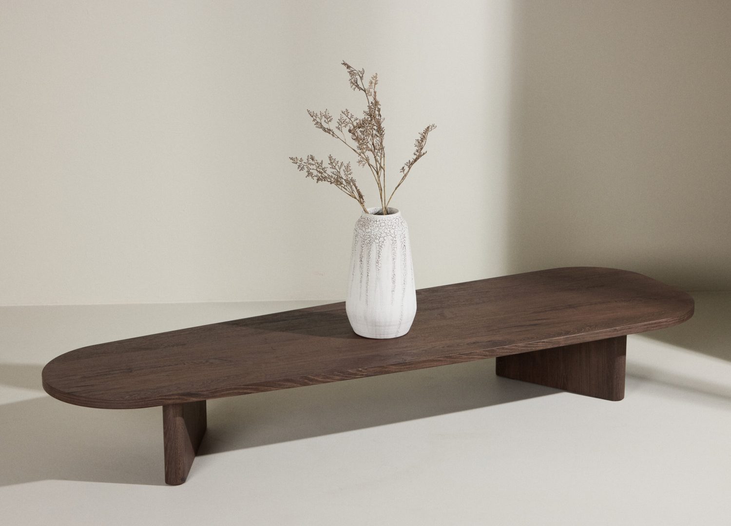 Table basse Grönvik moka dans un salon contemporain