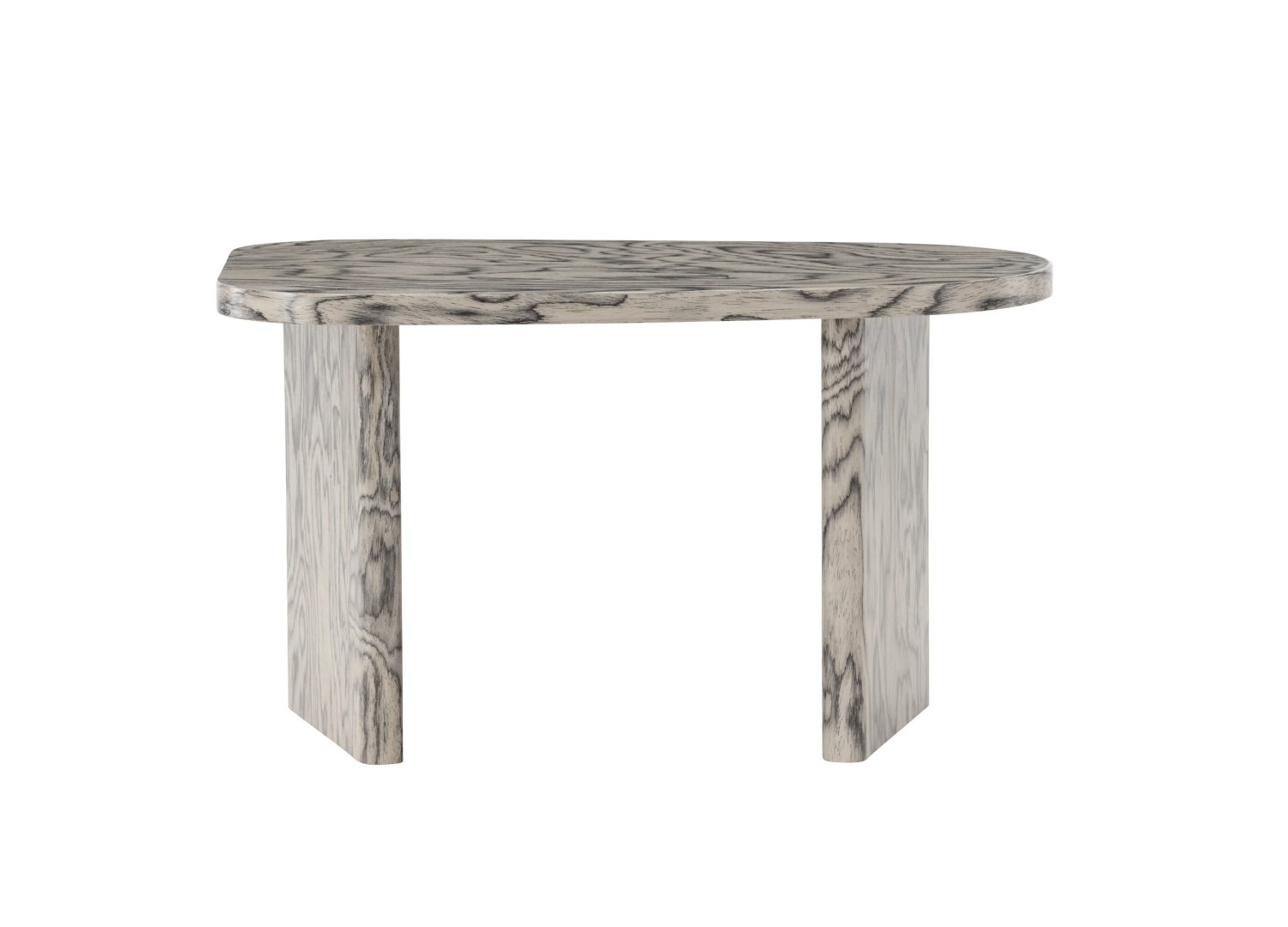 Table basse Grönvik MDF gris 70 cm sur fond blanc