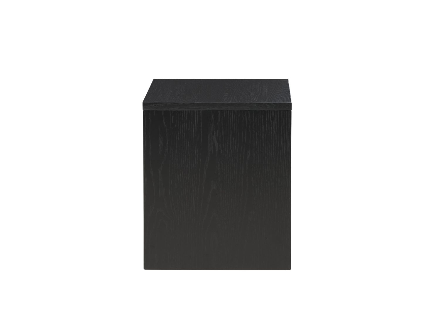 Vue produit de la table basse Juni noir en MDF