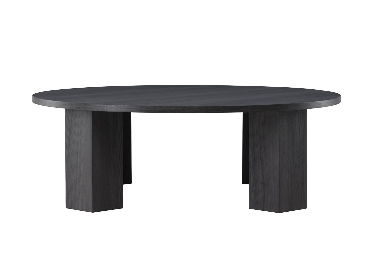 Vue produit de la table basse Juno noir en MDF
