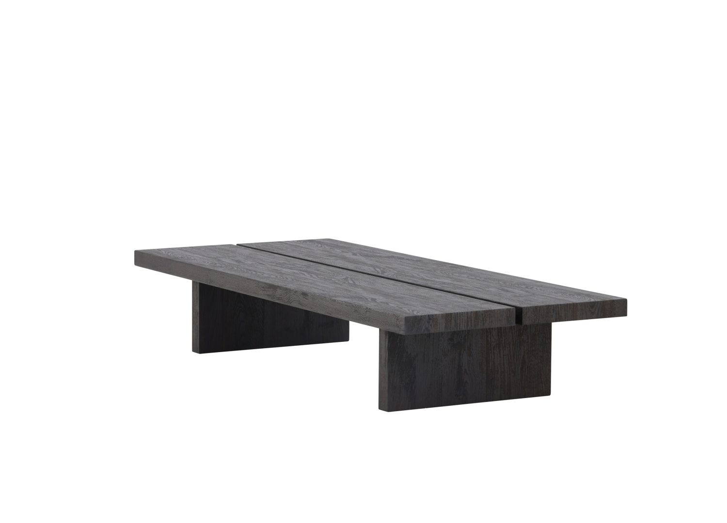Vue produit de la table basse Lancester noir en MDF