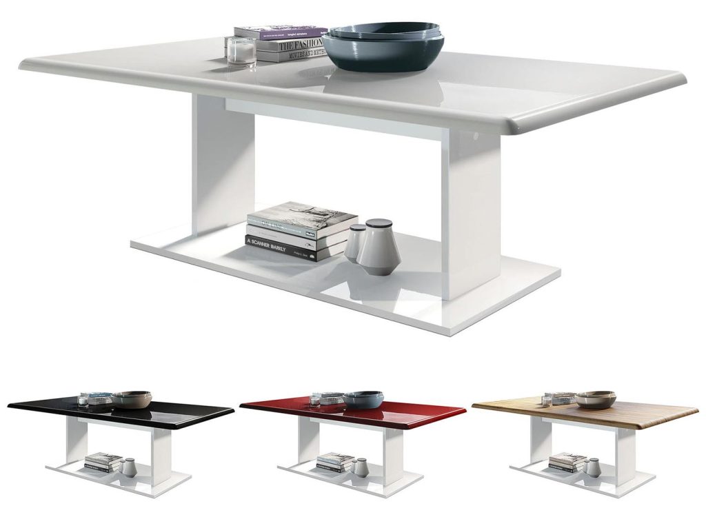 Table basse laquée pas cher rectangulaire