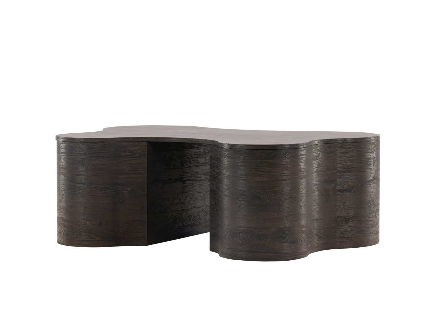 Vue produit de la table basse Larvik moka en MDF