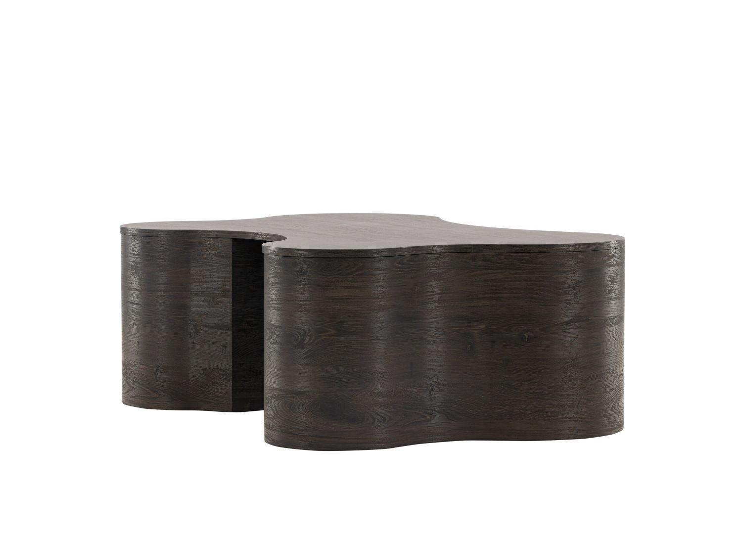 Vue produit de la table basse Larvik moka en MDF