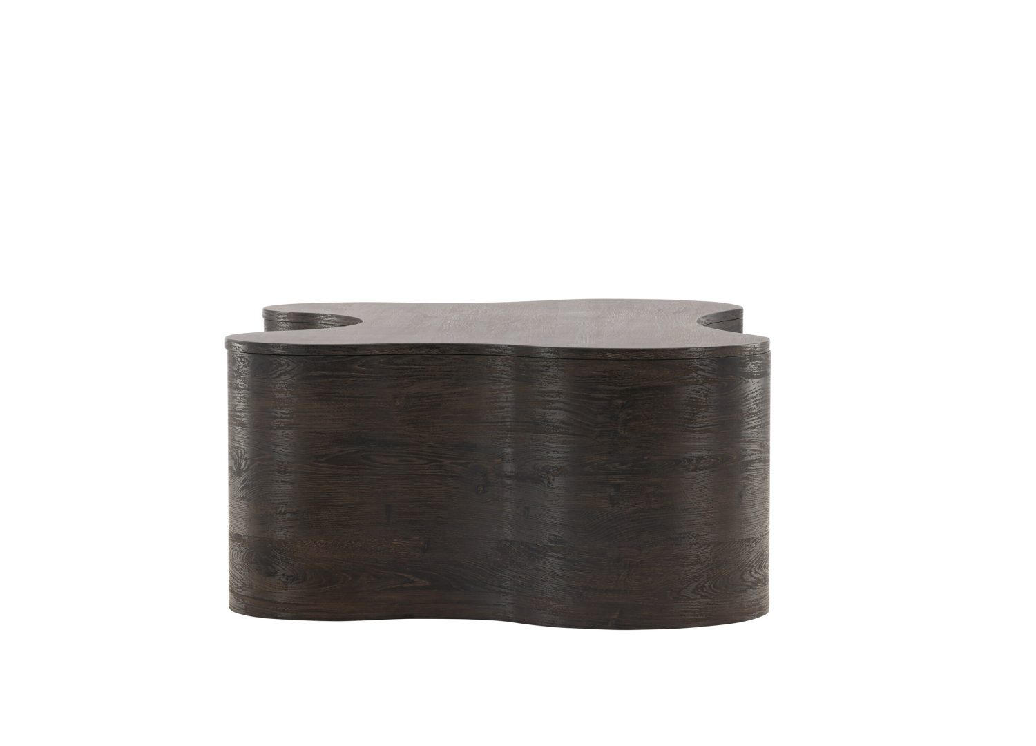 Vue produit de la table basse Larvik moka en MDF