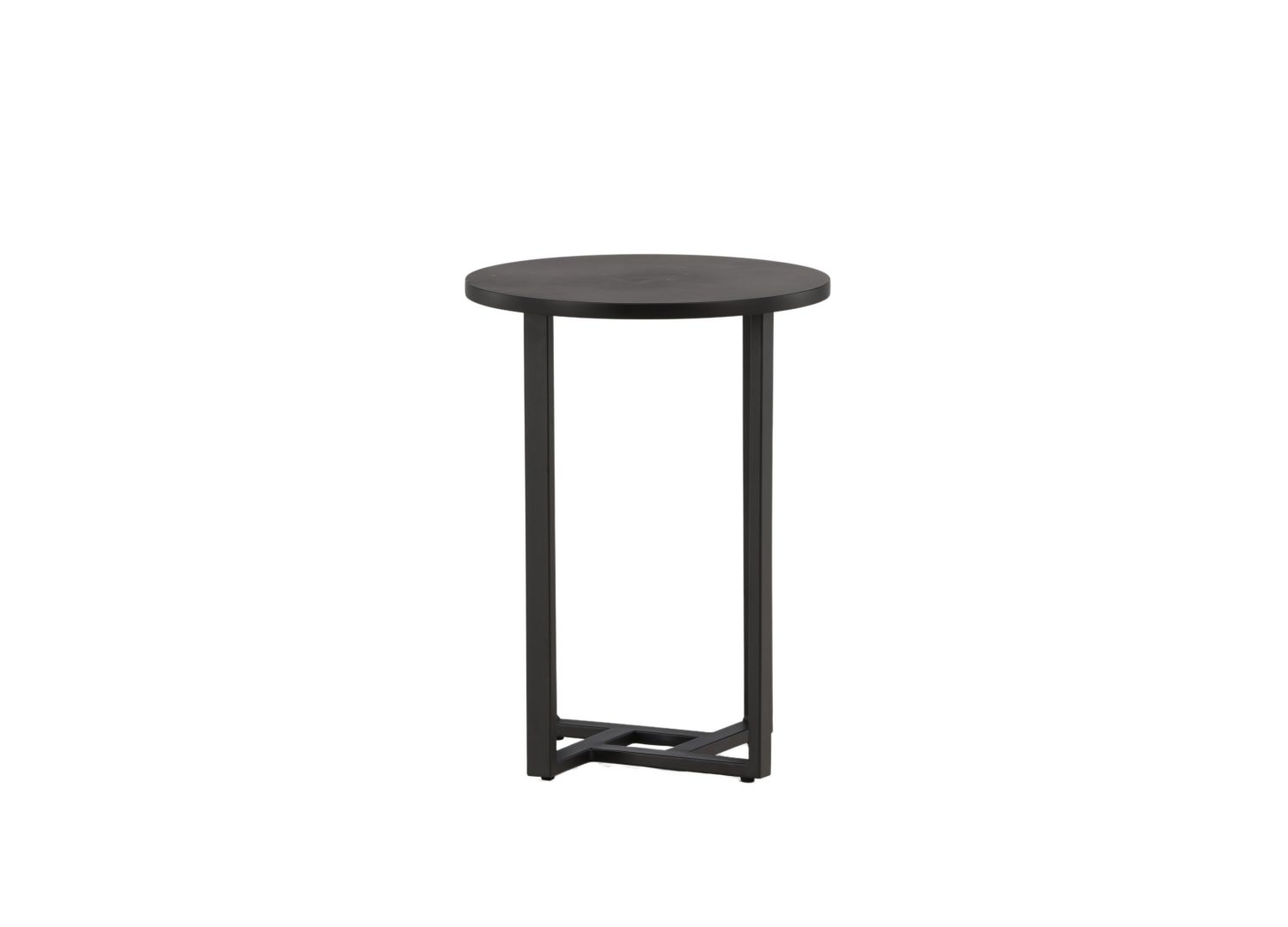 Vue produit de la table basse Lawton noir en MDF