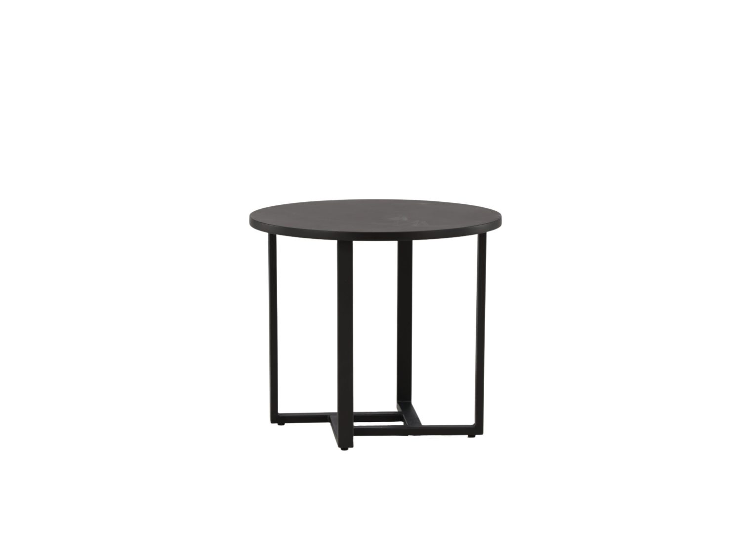 Vue produit de la table basse Lawton noir en MDF