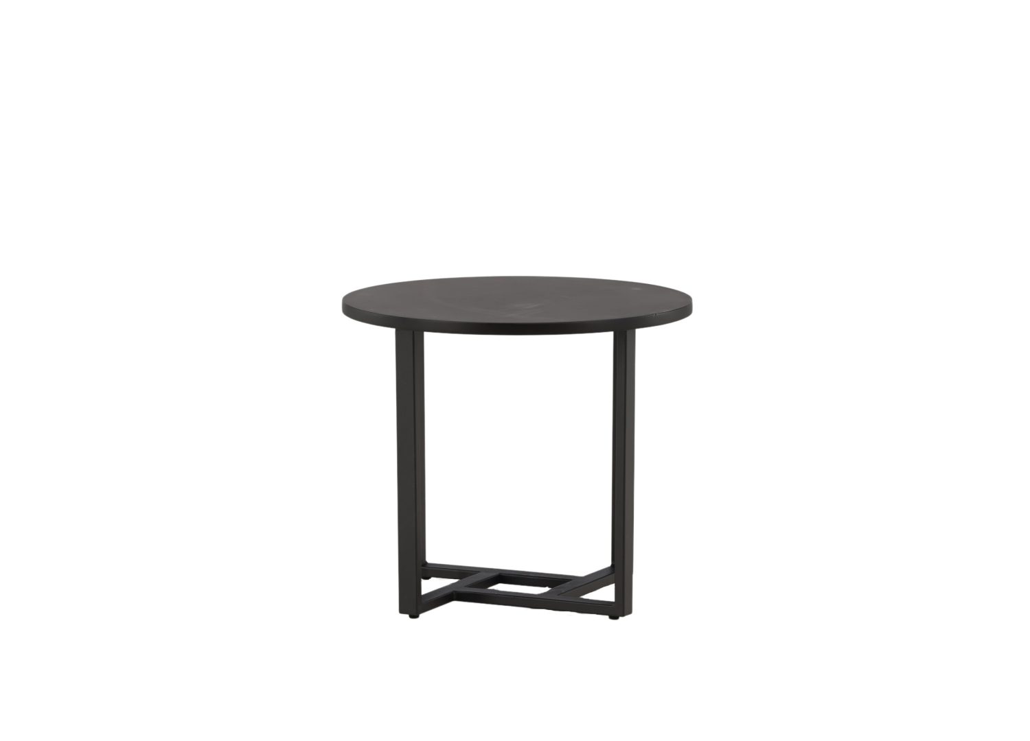 Vue produit de la table basse Lawton noir en MDF