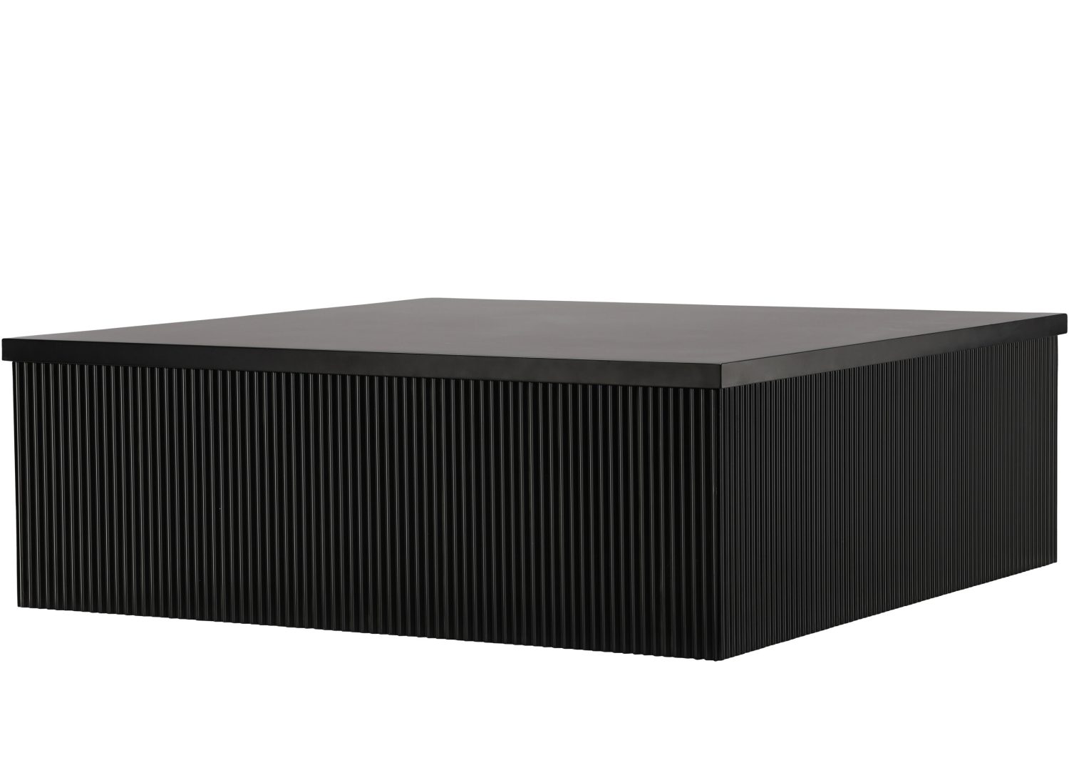 Vue produit de la table basse Lenox noir en MDF