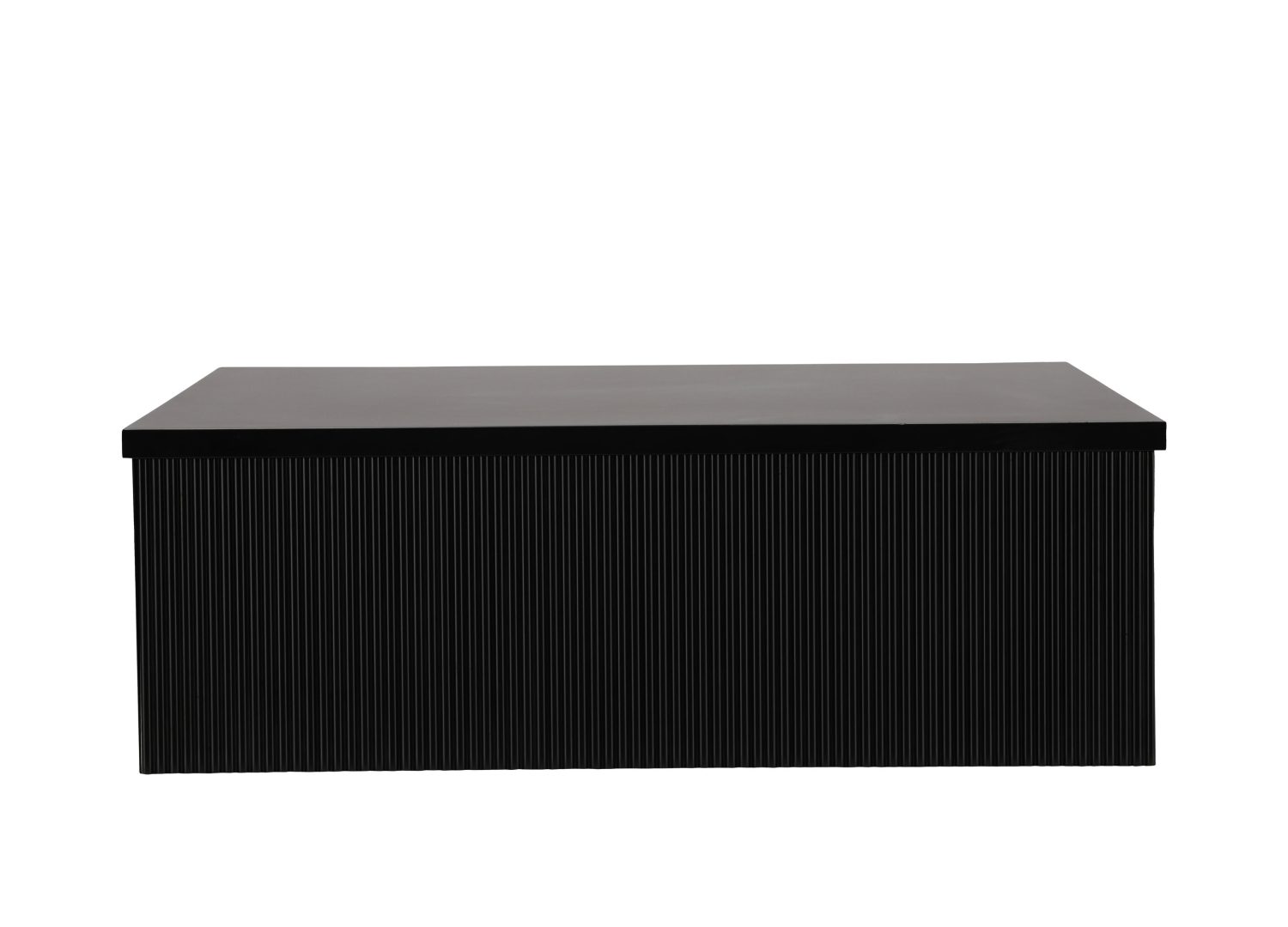 Vue produit de la table basse Lenox noir en MDF