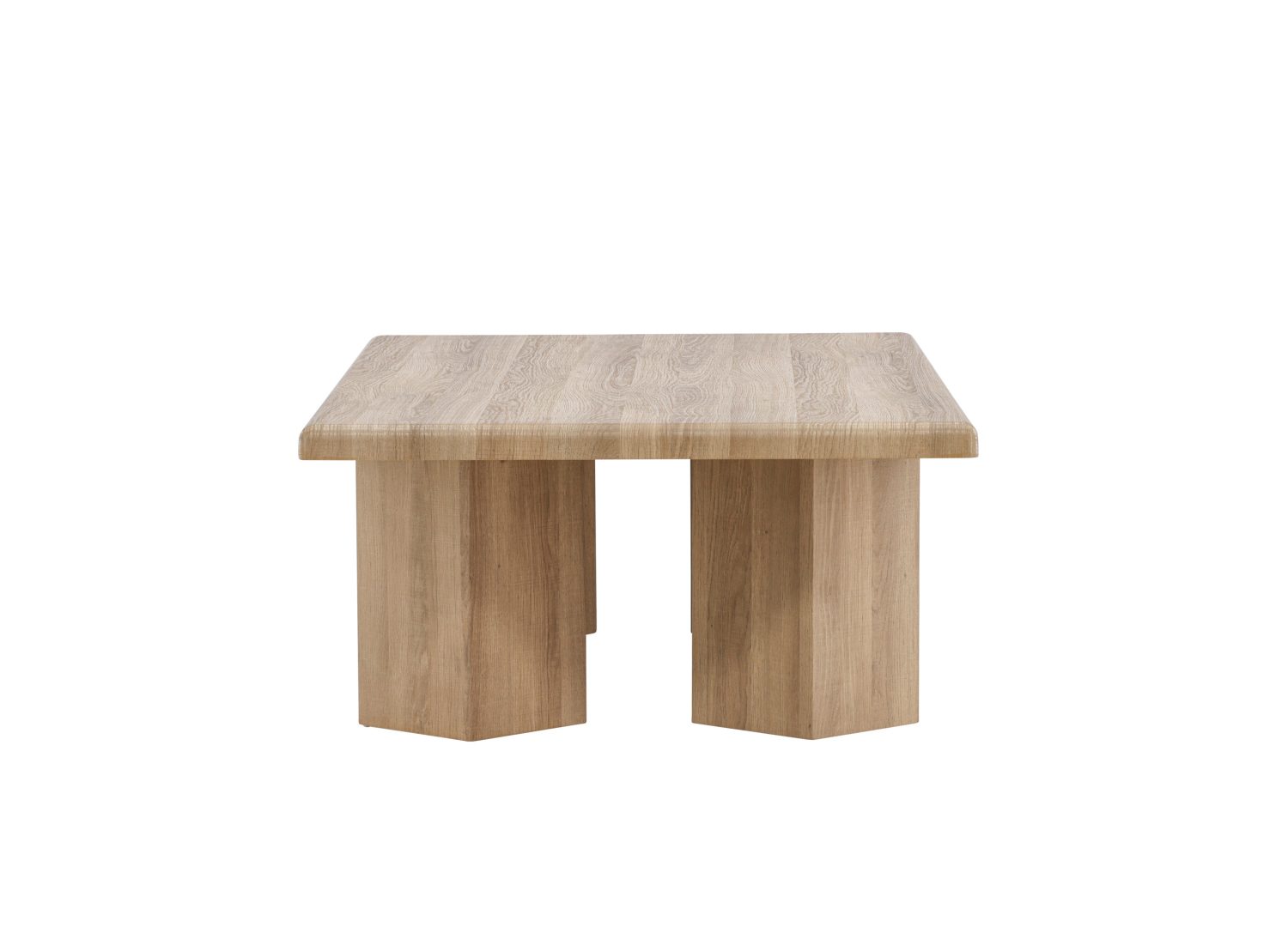 Vue produit de la table basse Lillehammer naturel en MDF