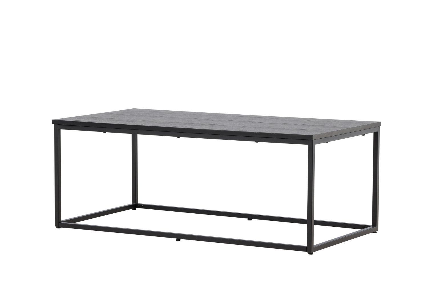 Vue produit de la table basse Mallan noir en MDF
