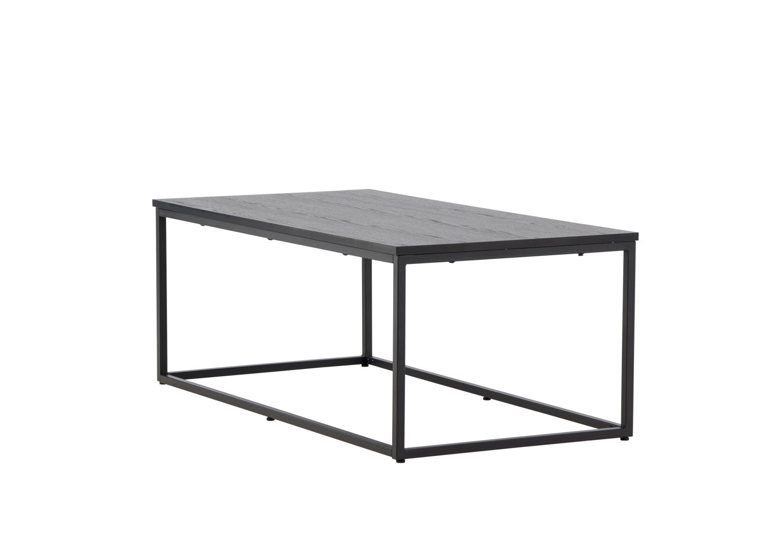 Vue produit de la table basse Mallan noir en MDF
