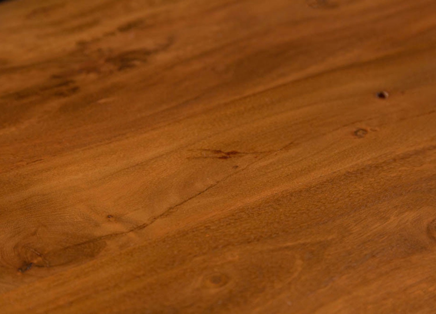 Table basse moderne bois d'acacia 110 cm