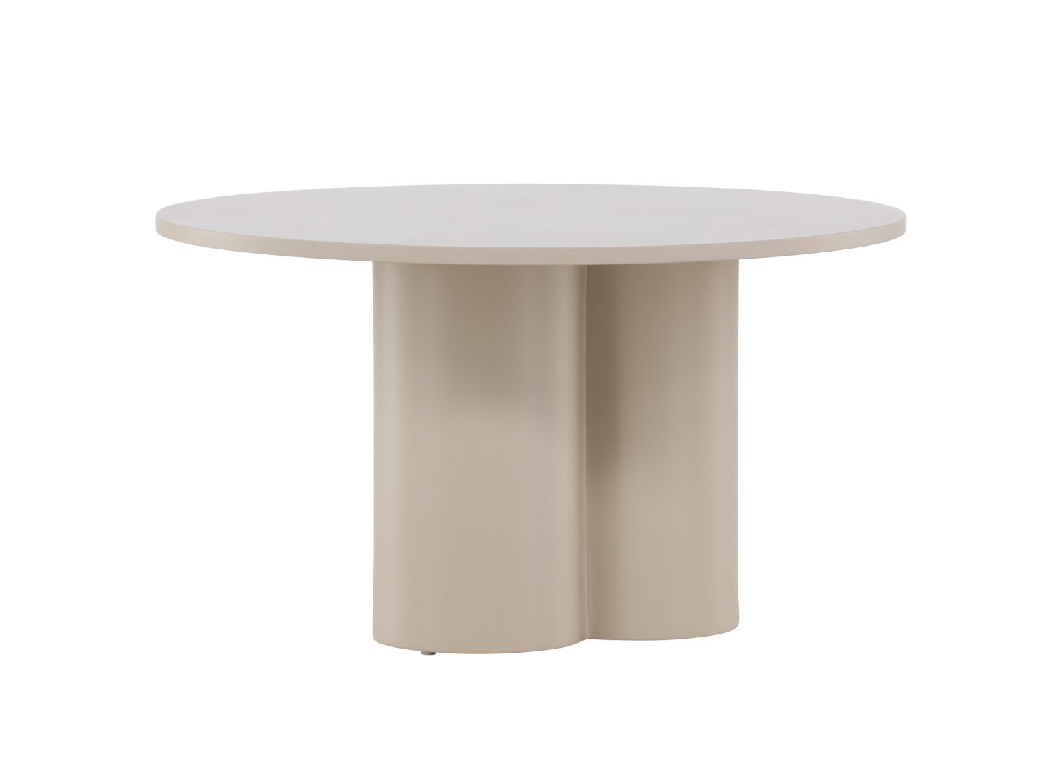 Vue produit de la table basse Olivia beige en MDF
