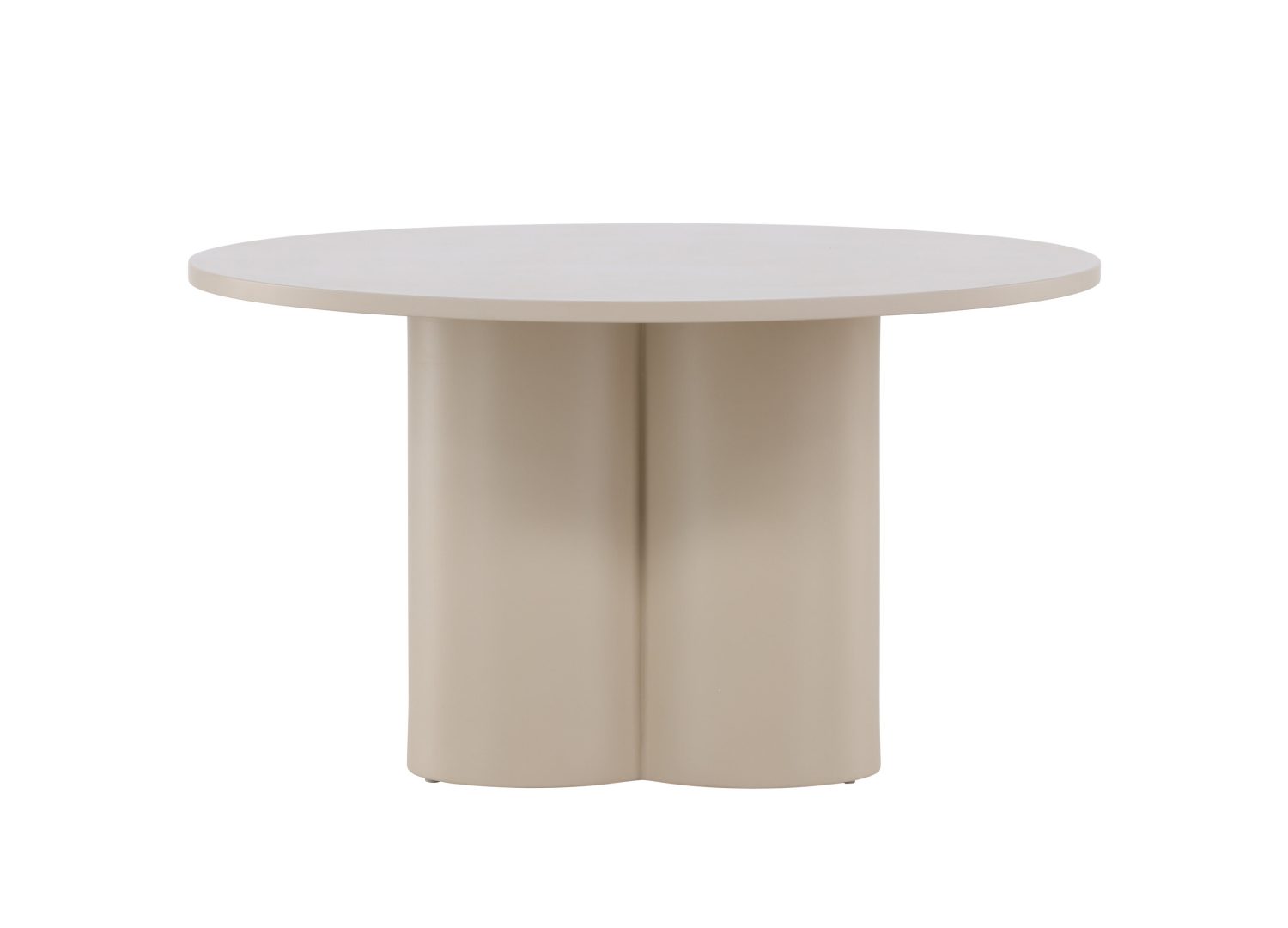 Vue produit de la table basse Olivia beige en MDF