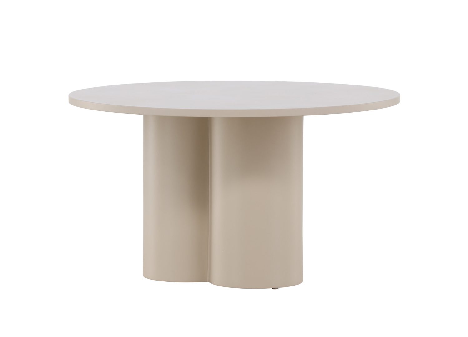 Vue produit de la table basse Olivia beige en MDF