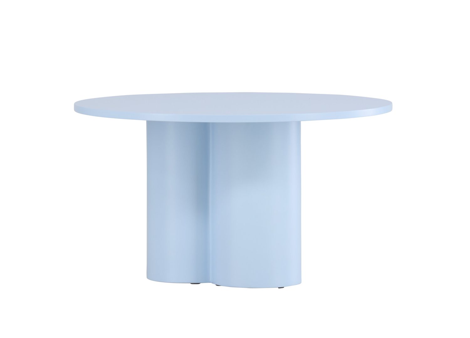 Vue produit de la table basse Olivia bleu en MDF