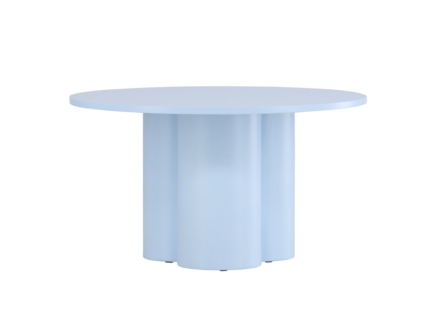 Vue produit de la table basse Olivia bleu en MDF