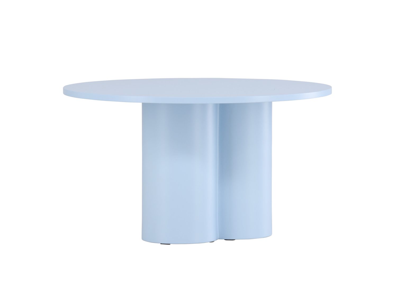 Vue produit de la table basse Olivia bleu en MDF