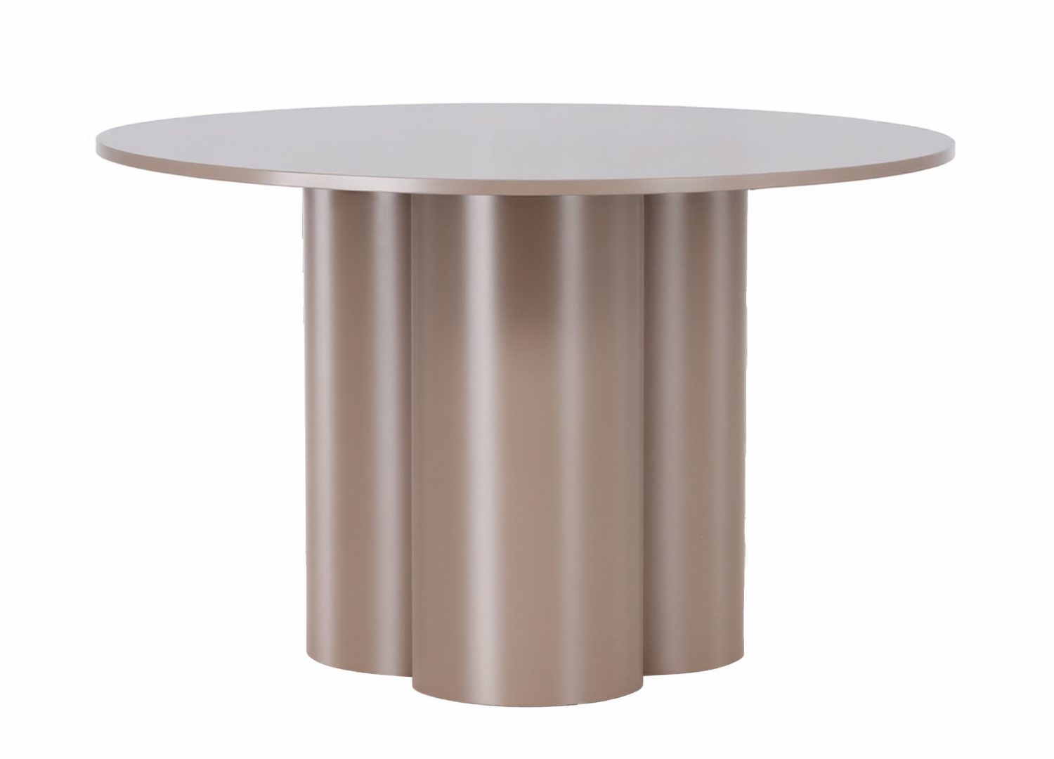 Vue produit de la table basse Olivia marron en MDF