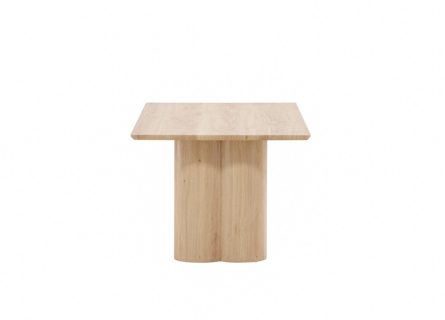 Vue produit de la table basse Olivia naturel en MDF