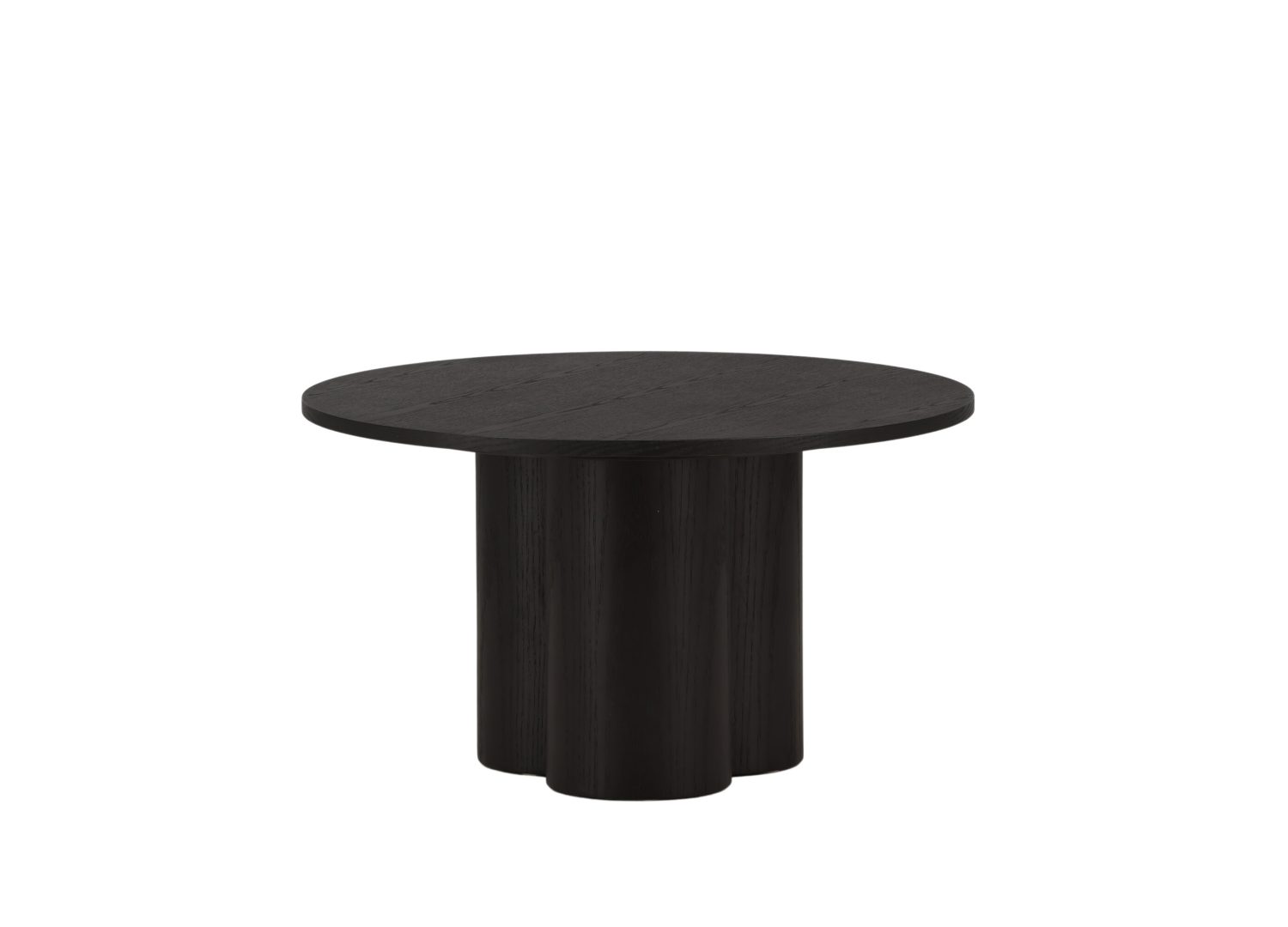 Vue produit de la table basse Olivia noir en MDF