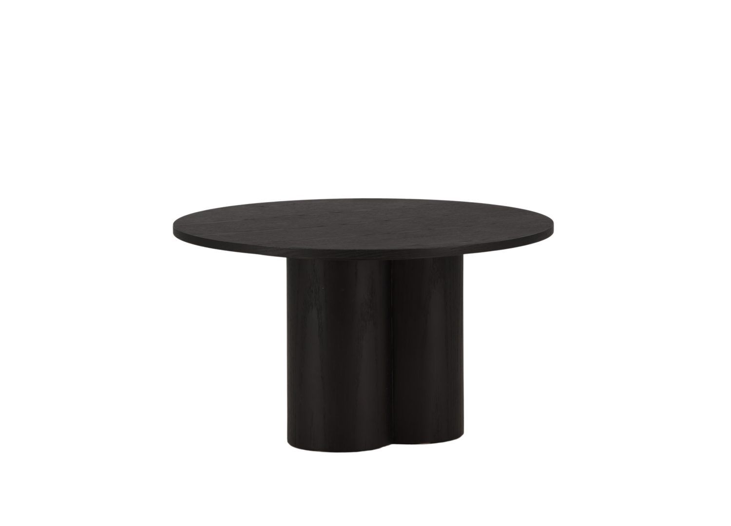 Vue produit de la table basse Olivia noir en MDF