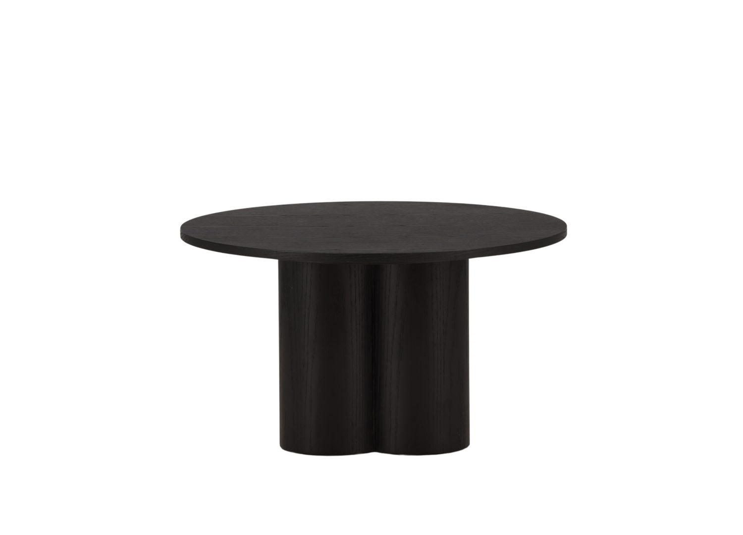 Vue produit de la table basse Olivia noir en MDF