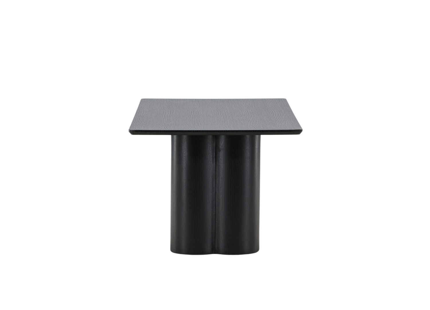 Vue produit de la table basse Olivia noir en MDF