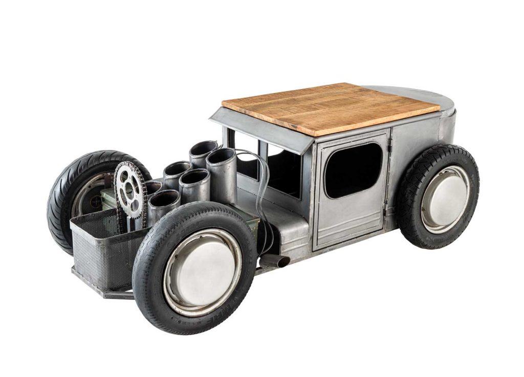 Table basse originale vintage voiture 165 cm