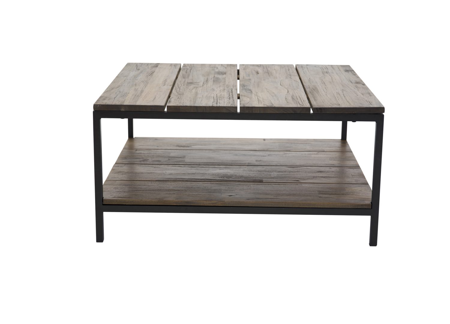 Vue produit de la table basse Padang naturel en teck
