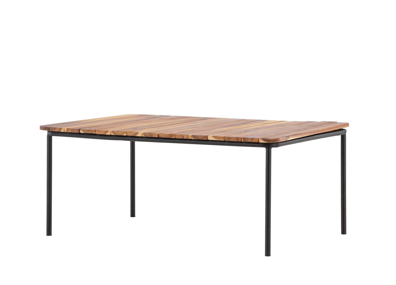 Vue produit de la table basse Penh naturel en acacia