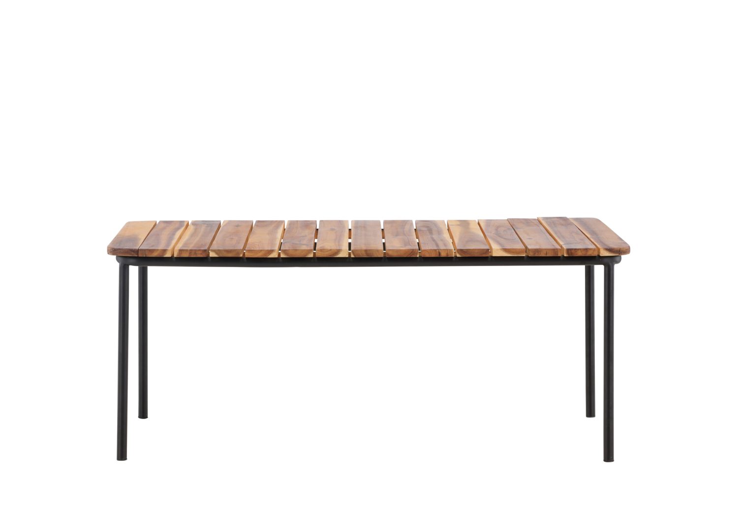 Table basse Penh acacia naturel 100 cm sur fond blanc