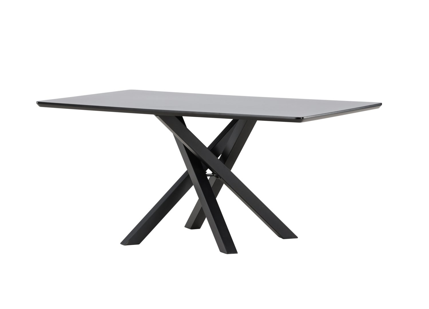 Vue produit de la table basse Piazza noir en MDF