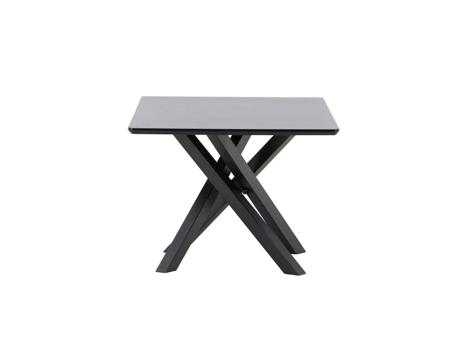 Vue produit de la table basse Piazza noir en MDF