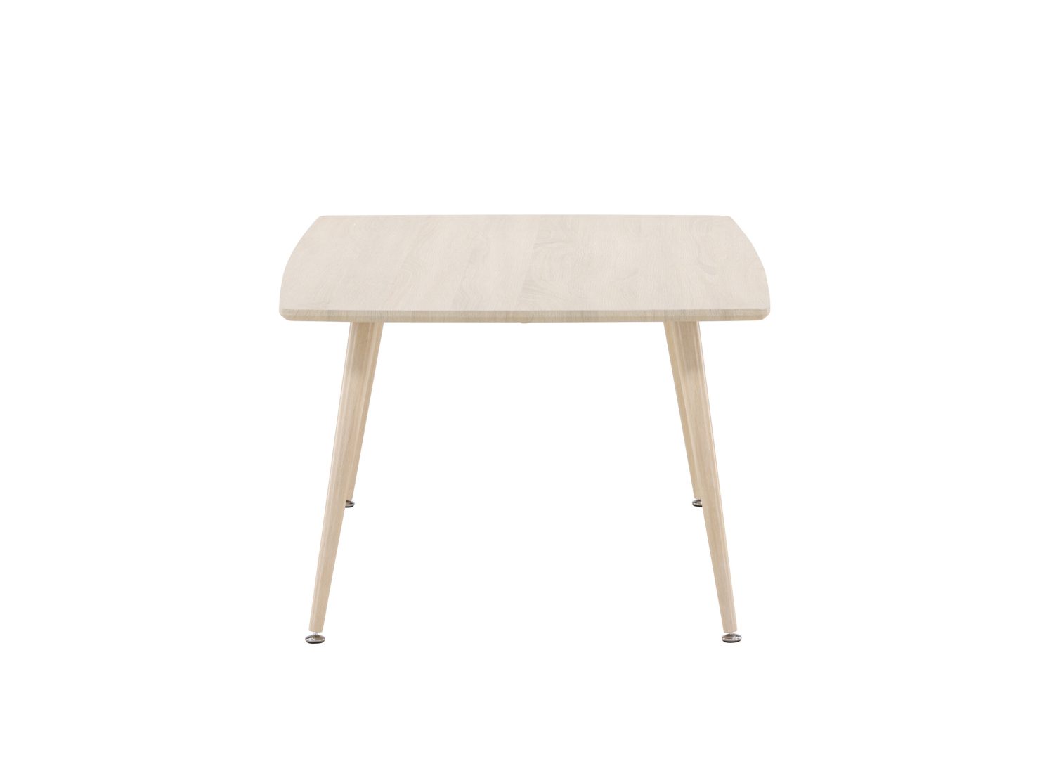 Vue produit de la table basse Plaza blanchi en MDF