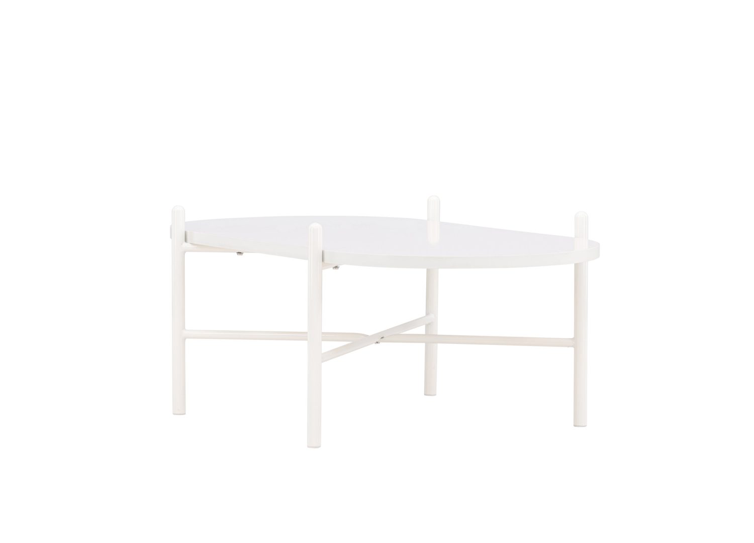 Vue produit de la table basse Pueblo beige en MDF