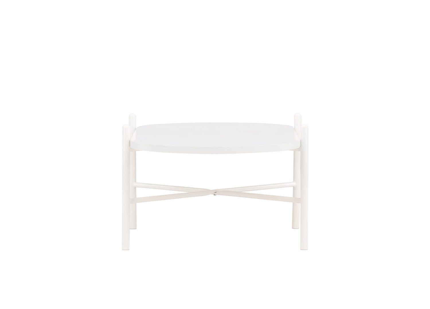 Vue produit de la table basse Pueblo beige en MDF