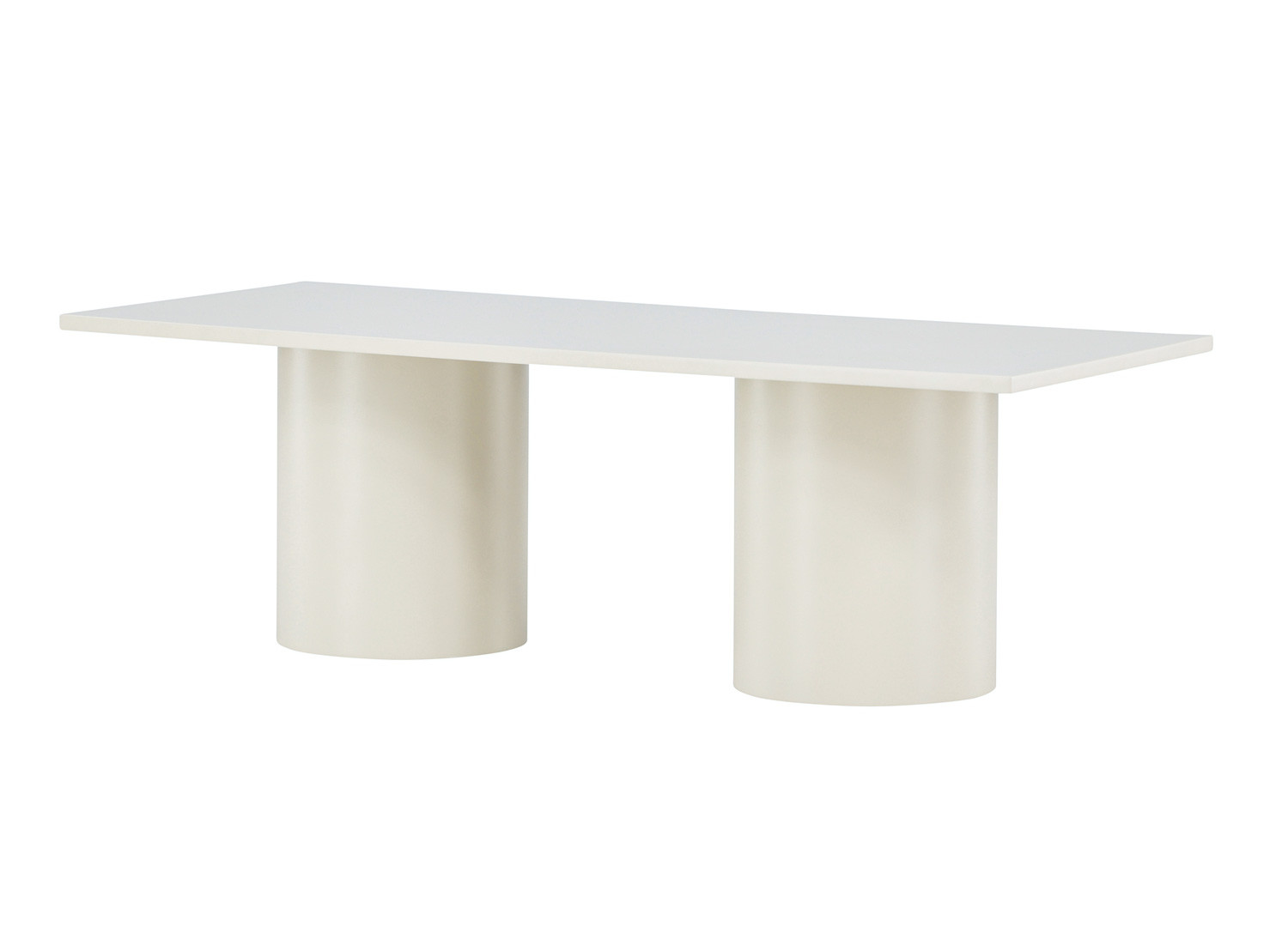 Table basse rectangulaire laqué beige 120 cm