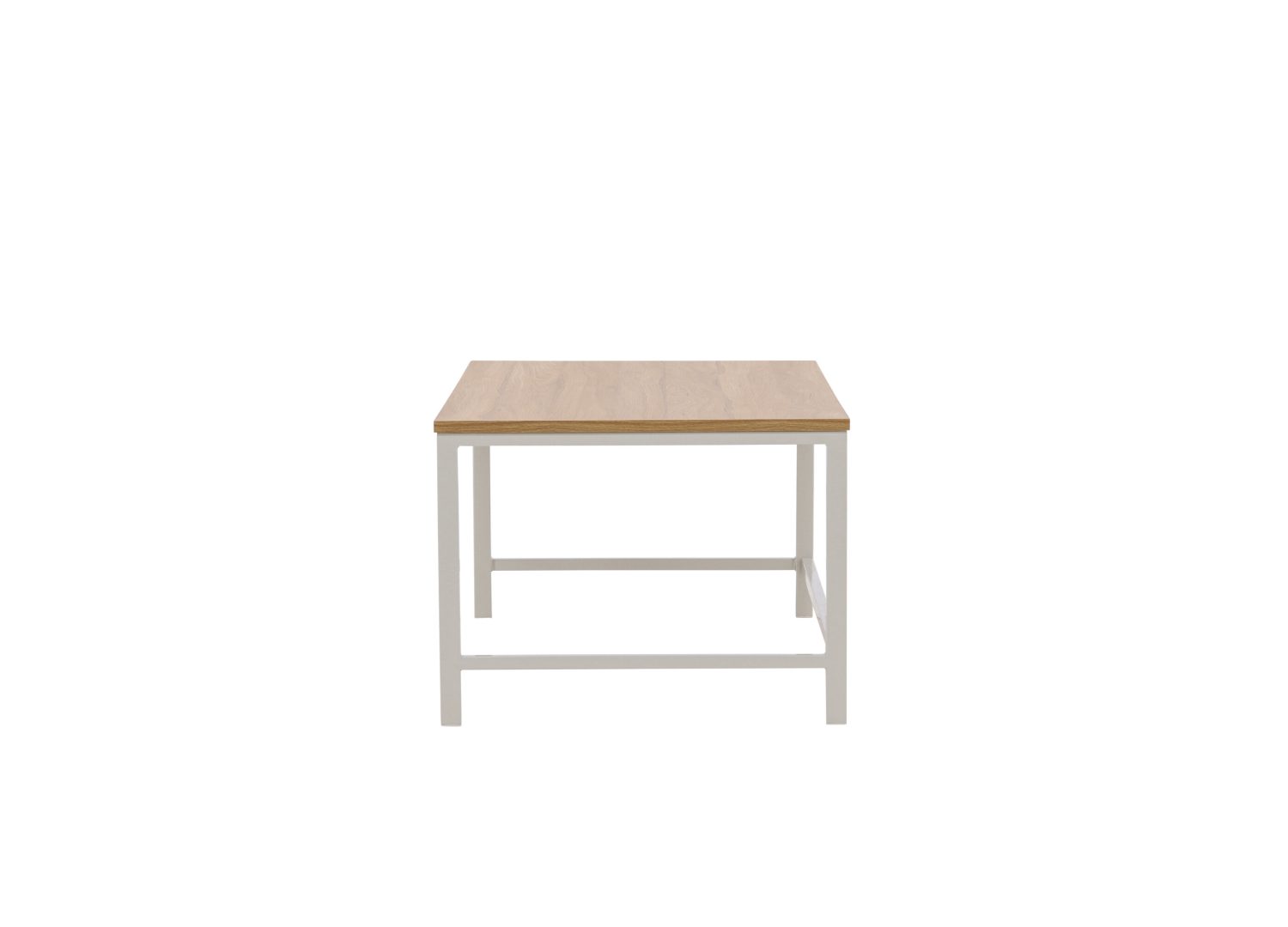 Vue produit de la table basse Rise grège en MDF