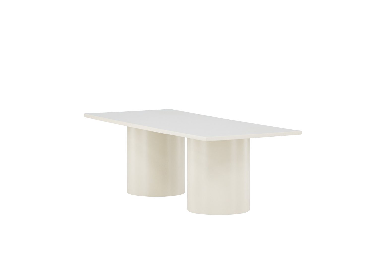 Vue produit de la table basse Sandvika beige en MDF