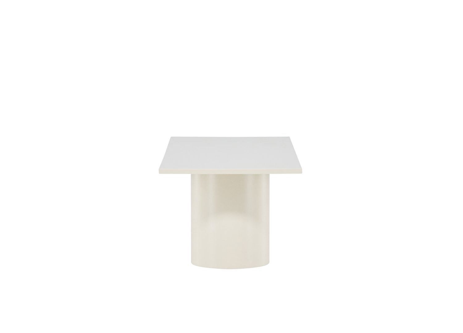 Vue produit de la table basse Sandvika beige en MDF
