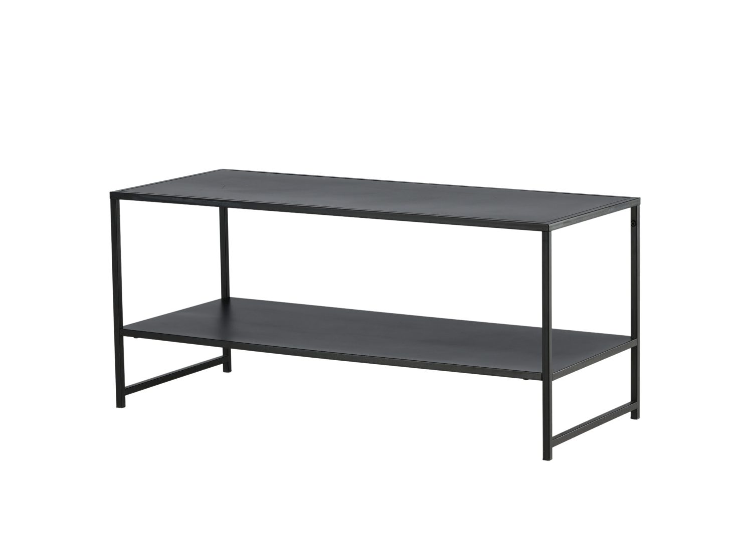 Vue produit de la table basse Staal noir en acier